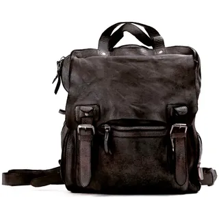 Harold's Submarine Rucksack Leder Schwarz