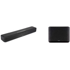 Denon Home Sound Bar 550 kompakte Heimkino Soundbar mit Dolby Atmos, DTS:X & Home 250 Multiroom-Lautsprecher, HiFi Lautsprecher mit HEOS Built-in, Alexa integriert, WLAN, schwarz
