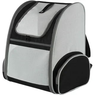 Trixie Rucksack Chloe 39 × 43 × 27 cm Hellgrau/Schwarz