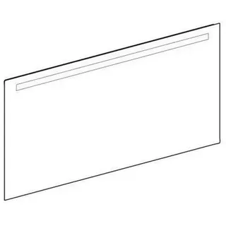 Geberit Option Basic Square Lichtspiegel Beleuchtung oben, 140 x 70 cm