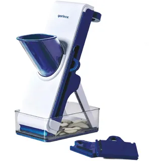 Garinox - 60560 - Küchenmandoline, Vertikale Mandoline, Multifunktion, 100% Sicher, 3 Schnittarten, Faltbar, Spülmaschinenfest, Leicht zu Reinigen, Maximale Stabilität, BPA-frei