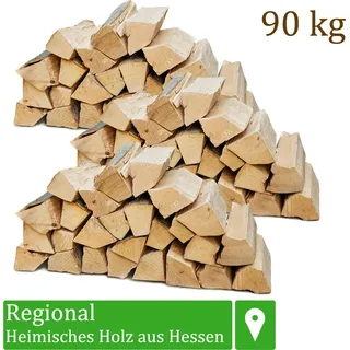 Brennholz Kaminholz Holz 90 kg Für Ofen und Kamin Kaminofen Feuerschale Grill Buche Feuerholz Buchenholz Holzscheite Wood 25 cm Flameup