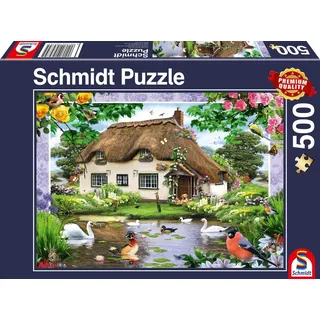 Schmidt Spiele Romantisches Landhaus, 500 Teile