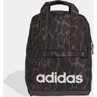 Rucksack ADIDAS PERFORMANCE "ADIDAS LINEAR ESSENTIALS GRAPHIC", earth strata, shadow braun, Rucksäcke, Damen, Obermaterial: 100% Polyester, Rucksack