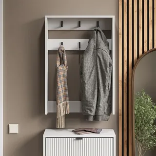 Vicco Garderobenschrank Eliza 60 x 85 cm Weiß
