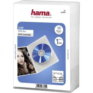 Hama DVD-Leerhülle Slim 10er-Pack,