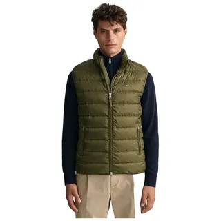 Gant Light Down Lightweight Weste - Juniper Green - S