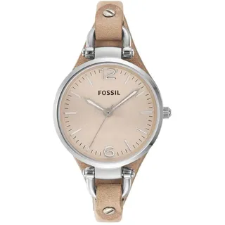 Fossil Damen-Armbanduhr XS Ladies Dress Analog Leder ES2830