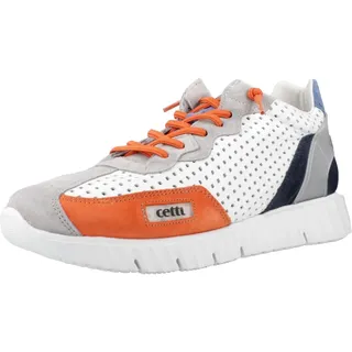 Sportlicher Sneaker C1293NAT in Weiß mit Kordelverschluss aus der Kollektion V24 - Weiß