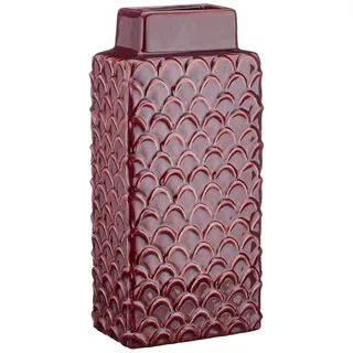 Homemania Vase Elegant II, Dekorativ, Weiß, Blau aus Porzellan, 20 x 20 x 36 cm