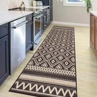 my home Teppich »Toronto auch als Läufer erhältlich« rechteckig 3 mm Höhe In- und Outdoor geeignet, Sisal-Optik, Wetterfest & UV-beständig, Boho, braun