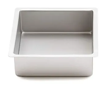 Decora 0062603 Profi-BACKFORM QUADRATISCH AUS ELOXIERTEM Aluminium cm 10X10X10