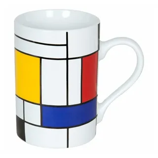 Könitz Becher Hommage to Mondrian 0,24 l Mehrfarbig 2 St.