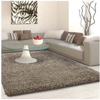 Life Shaggy 1500 Hochflorteppich 80 x 150 taupe