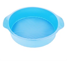 9 Zoll-Kuchen-Form-Silikon-runde Form fertigte verschiedene Backform für Ofen besonders an(Blau)