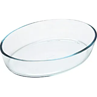 Pyrex Bräter OVALE TABLETT cm.35X24, Glas, Multicolor, 35 x 24 cm
