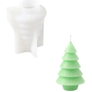 Ibenzoa® Silikonformen für DIY-Kerzen, geruchstral & ungiftig, verschiedene Stile, Form 9,4×9,2×12,5 cm fertige Kerze 7,2×7,2×11,8 cm, wiederverwendbar