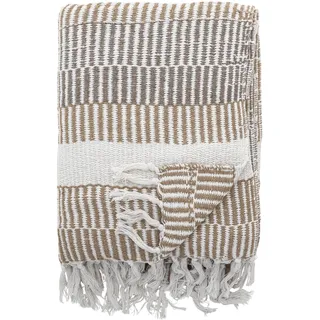 Creative Collection Isnel Plaid 160 x 130 cm Beige/Braun