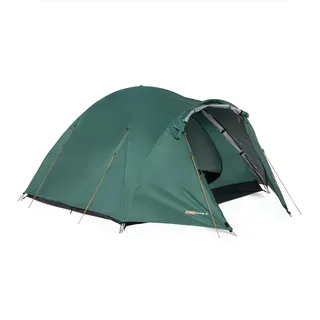 KADVA CAMPdome 3 Wurfzelt für 3 Personen 270 x 210 x 125 cm wasserdicht, leicht und strapazierfähig Glasfasergestell Ideal fürs Camping und Wandern Farbe Verde