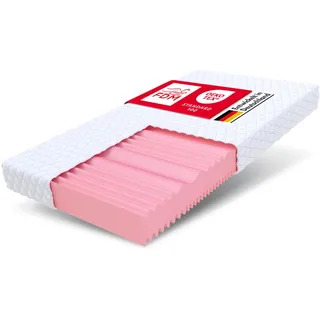 FDM FIX Matratze 160x200 cm Kaltschaummatratze Höhe 14 cm Härtegrad H2 und H3 7-Liegezonen Öko-Tex Allergikergeeignet Bezug Waschbar HR-Schaum