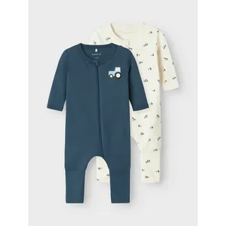 NAME IT Tractor Pyjama 2 Einheiten Jet Stream 4 Monate