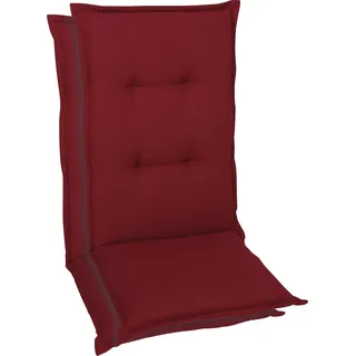 GO-DE Hochlehner Auflage 72 x 50 x 48 cm rot 2-tlg.