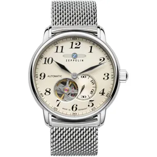 Zeppelin LZ127 GRAF Edelstahl Mesh 41 mm 7666M-5