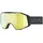 gravity stylische verspiegelte Skibrille mit Anti-Fog-Beschichtung und Over-The-Glasses-Konstruktion für Damen und Herren black matt/yellow-orange one size