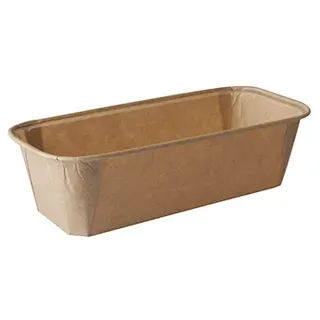 Papstar Pure, eckig, 523 ml, braun