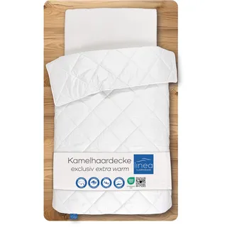 LINEA by böhmerwald - Exclusive - Kamelhaardecke extrawarm, 200x250, 100% Kamelhaar, Allergiker geeignet, selbstreinigend, Nicht in der Maschine waschbar, in Deutschland produziert
