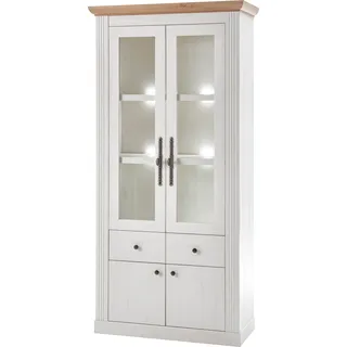 OTTO home Vitrine Westminster 97 x 42 x 202 cm Weiß
