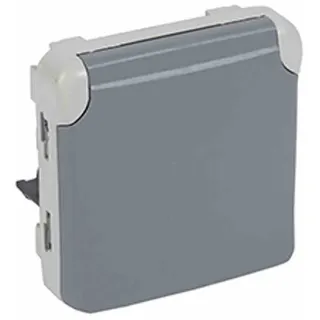 Legrand Steckdose, (SL) 1-fach IP44 Feuchtraum Mo
