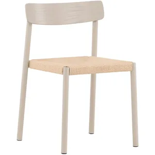 Livetastic Stuhl , Holz, Metall , Rattan , zylindrisch , 51.5x79x54 cm , Esszimmer, Stühle, Esszimmerstühle