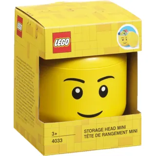 LEGO Storage Head Boy Mini 11 x 11 x 11 cm 1-tlg. gelb