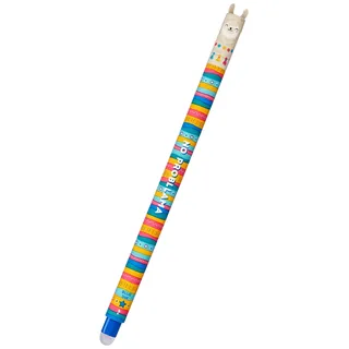 Löschbarer Gelstift Lama blau