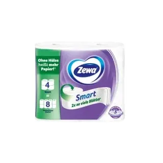 Zewa Toilettenpapier Smart 3-lagig 4 x 300 Blatt
