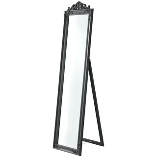 [en.casa] Standspiegel Arezzo 28,5 x 160 cm Dunkelgrau