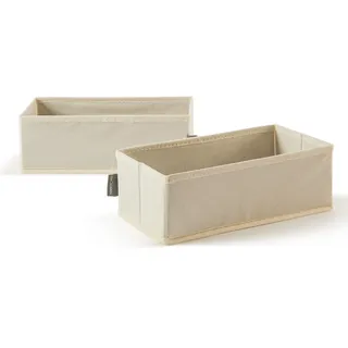 Perfetto EasyBox Organizer Schublade 28,0 x 14,0 x 9,0 cm 2-tlg. Ecru