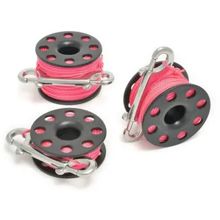 Best Divers Finger Stainless Steel Carabiner 1.2 Mm 30 M Spule - Fuchsia - 30 m