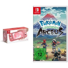 Nintendo Switch Lite, Standard, Koralle + Pokémon-Legenden: Arceus - [Nintendo Switch]
