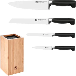 Zwilling Vier Sterne Messerblock 5-tlg. Braun