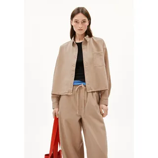 NALAANI BLUSE |  Bio-Baumwoll-Mix - braun (L)