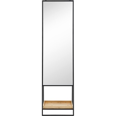 Spiegel Maldi Schwarz/ Natur ca.  45x161x30 cm