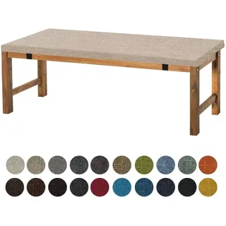 Aselbia Bankauflage Sitzkissen 160X40X5CM,Waschbare Rutschfestes Bankkissen Sitzauflage Bequeme Bankpolster für Bank, Fensterbank, Gartenmöbel, Terrasse, Drinnen,Reiskaffee