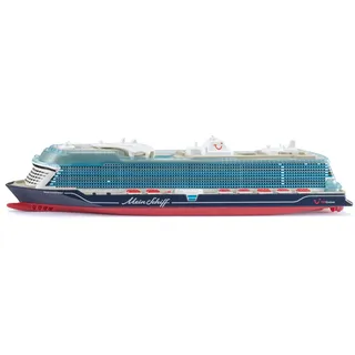 Siku 1731 Mein Schiff Relax Kreuzfahrtschiff 1:1400 mit detailgetreuen Decks, Metall/Kunststoff, Multicolor, Spielzeugschiff für Kreuzfahrt-Fans