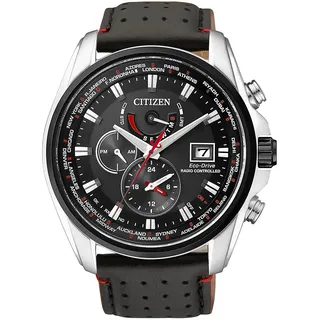 Citizen Eco-Drive Radiocontrolled Leder 44 mm AT9036-08E