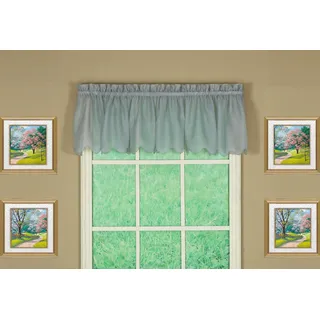 Today's Curtain Emelia Voile-Volant, 35,6 cm, Grau, 152,4 x 35,6 cm (B x L)