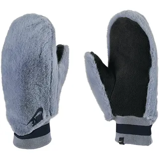 Nike Warm Mittens Damen in der Farbe ashen slate/black/thunder blue mit Kunstfell, Größe: XS/S, N10026264672S