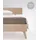 Spannbettlaken Mako-Satin 180 x 200 cm taupe