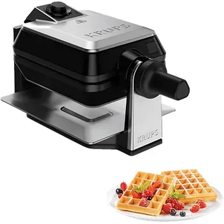 Krups FDD95D Waffeleisen Silber